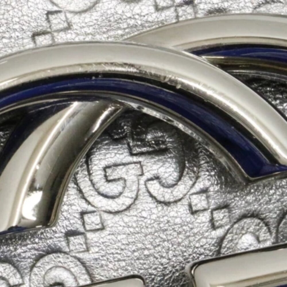 Gucci Small Signature Britt Tassel Shoulder Bag - Silver - Picture 4 of 15